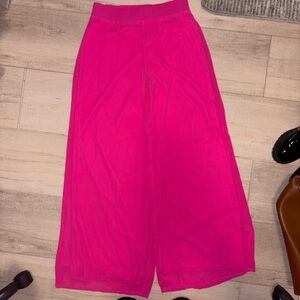 Pink wide leg pant